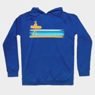 Bellyboard Prone Paipo Retro Surfing Surfer Dude Hoodie